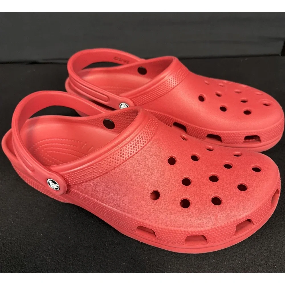 Crocs Classic Clogs Men 13 Pencil Eraser Pink Sandals Slip On Comfort Shoes M13